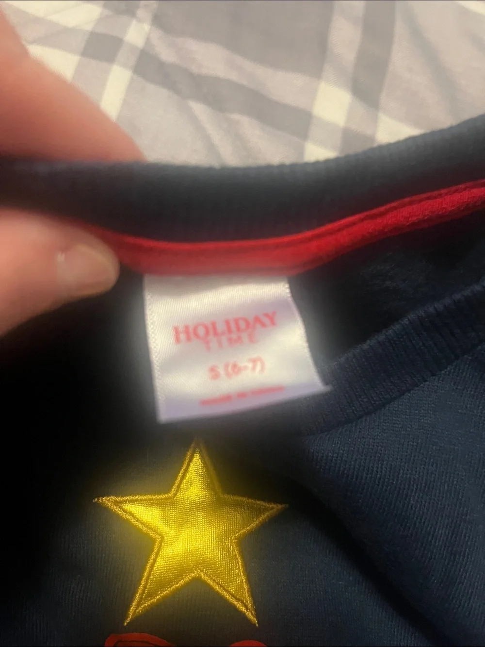 Holiday Time Navy Sweatshirt with Colorful Controller Tree Graphic